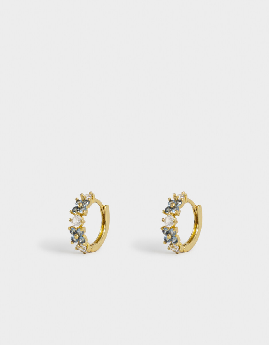 Aros Argollas Bañado En Oro 