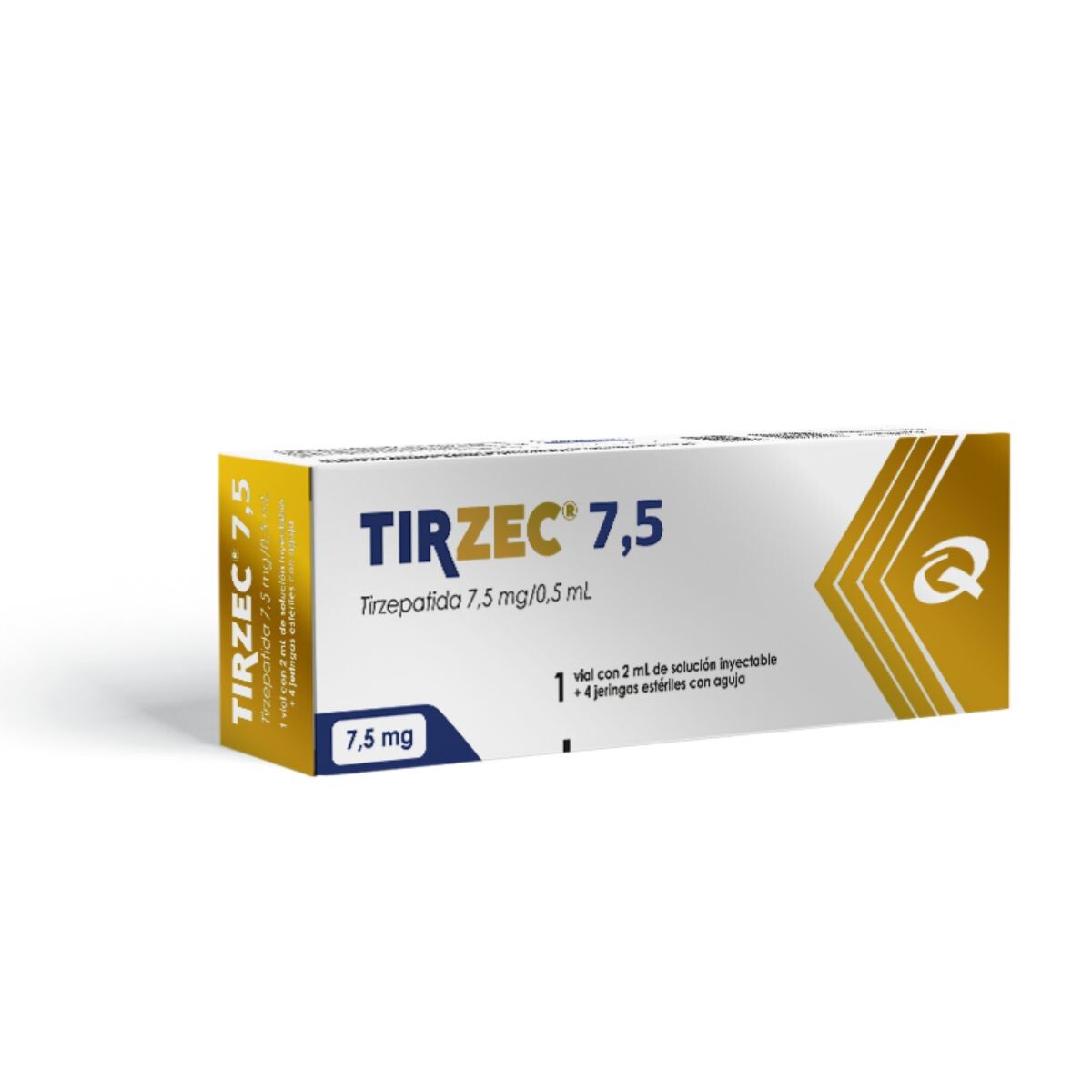 TIRZEC 7,5 MG SOL INYECT X2ML+ 4 JERINGA 
