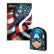 Puzzle Capitán América Marvel 300 Piezas En Lata Prime 3d Puzzle Capitán América Marvel 300 Piezas En Lata Prime 3d