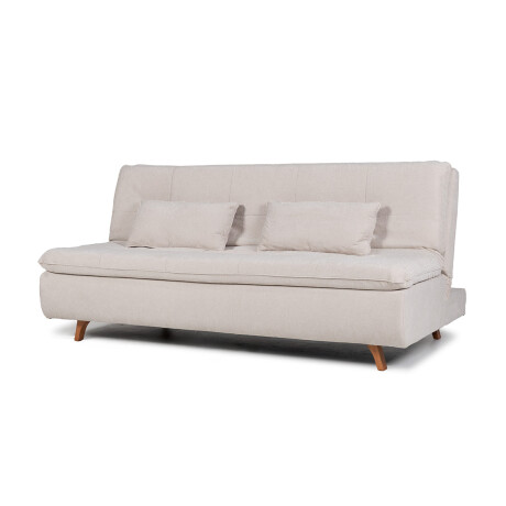 Sofá Cama Maira - Tela Microfibra 10285 (Beige)
