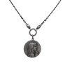 Dije Virgen Niña-Plata 925 quemada-Sin Piedra-CP3126 sinpiedra