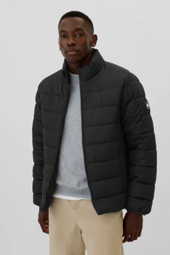 Campera Light Weight Puffer Hombre True Black V2