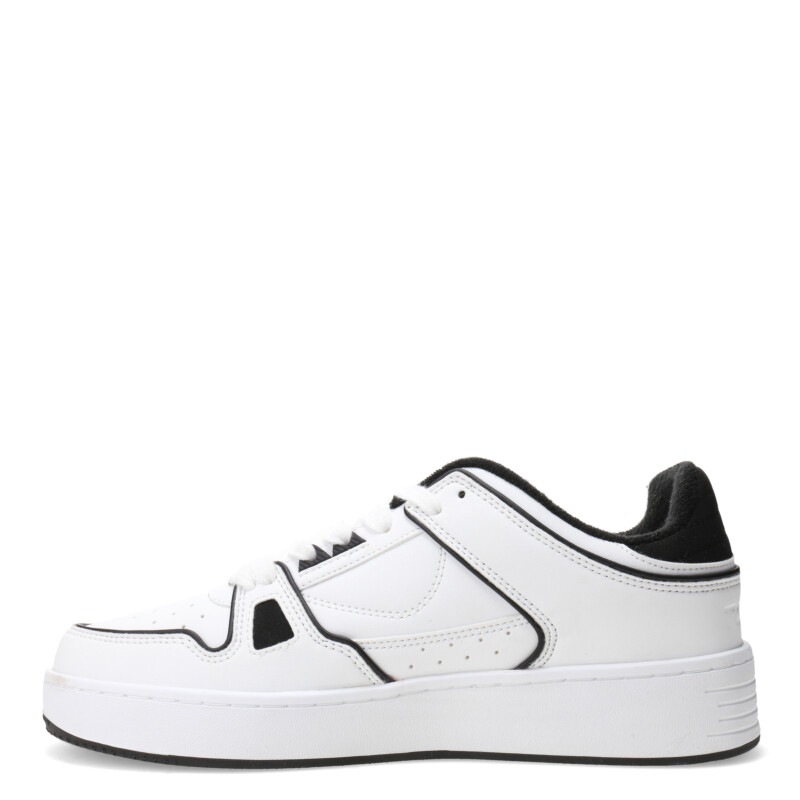 Championes Unisex Topper Araka Low Blanco - Negro