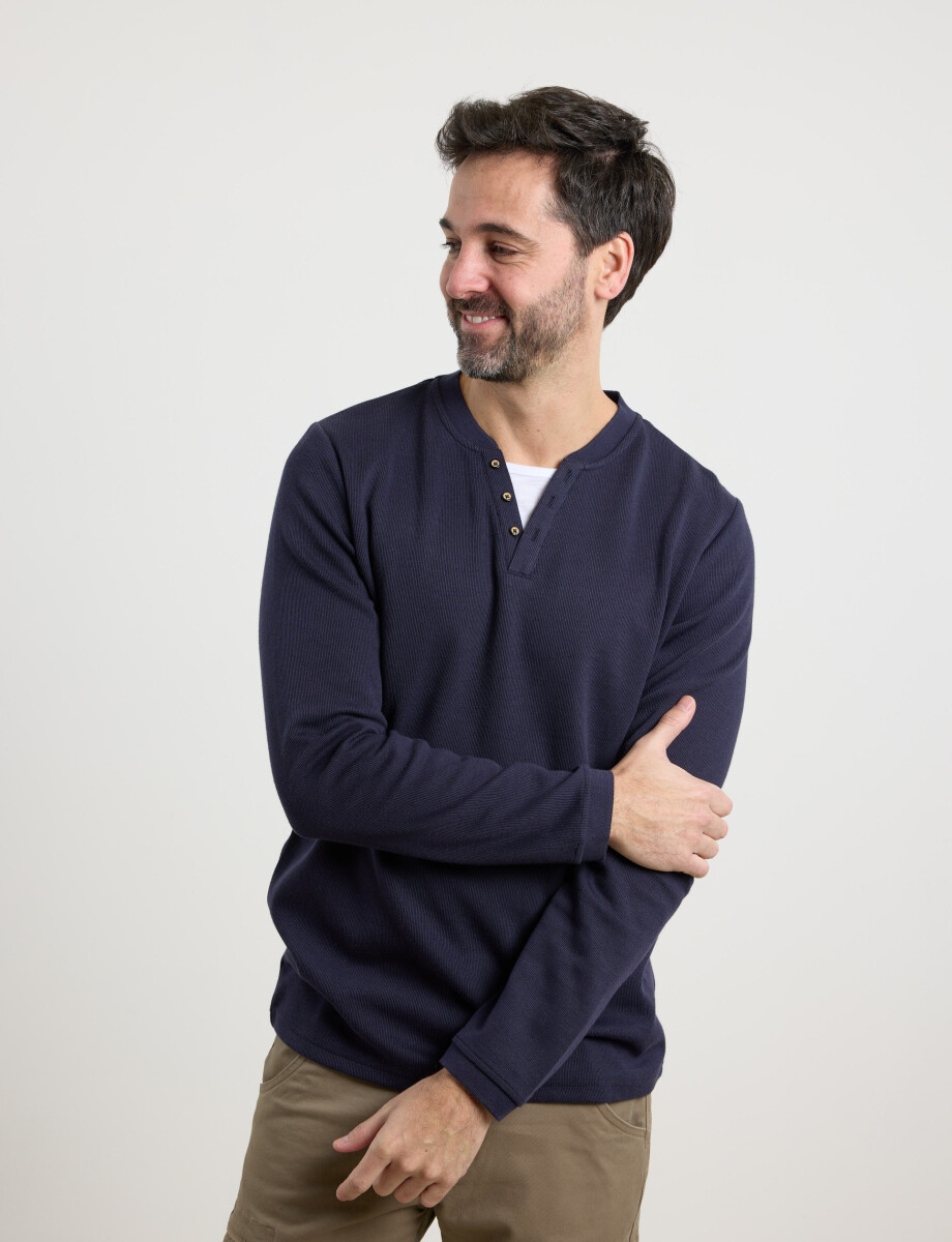 520911 T-SHIRT HARRY Azul Oscuro