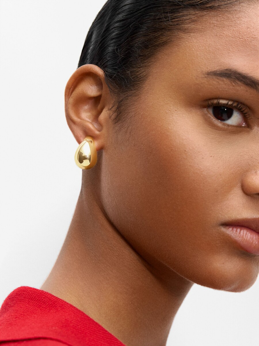 Pendientes Gota dorado