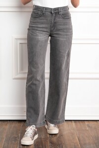 Jean Wide Denim Gris