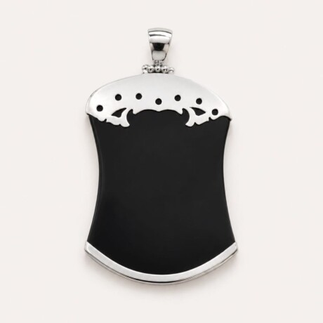 Dije Agata Negra - Plata 925 Dije Agata Negra - Plata 925