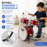 Batería Infantil Memphis 3 Piezas Platillo Y Banqueta BATERIA INFANTIL MEMPHIS YS104-4A-D