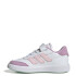 Championes de Niños Adidas Court Block Blanco - Rosado - Lila