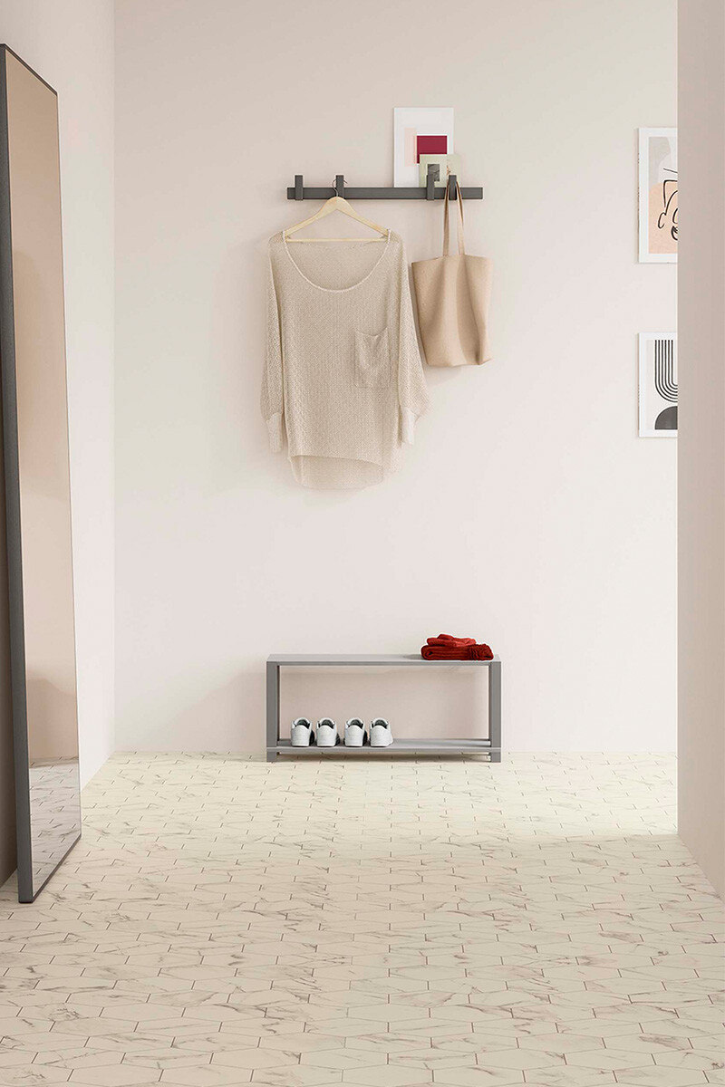 ICONIK 240 EXCLUSIVE 240 VINILICO ICONIK 240 MARBLE BIANCO HEXA GREY 582 9246