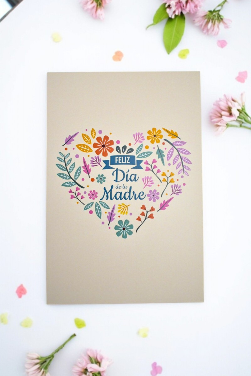 Tarjeta día de la madre 10x15 - DISEÑO 1 