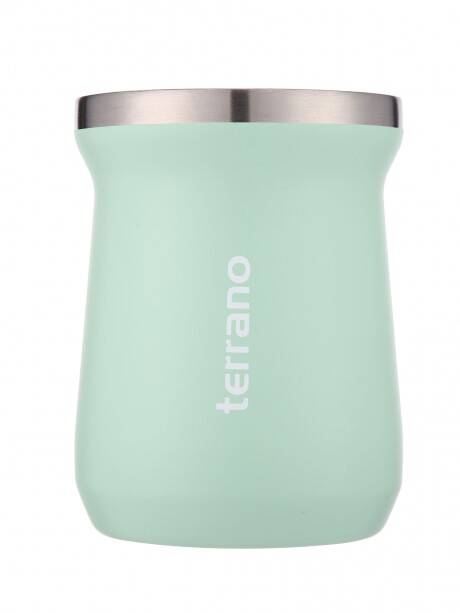 Mate Acero Inox. Camionero Verde Agua