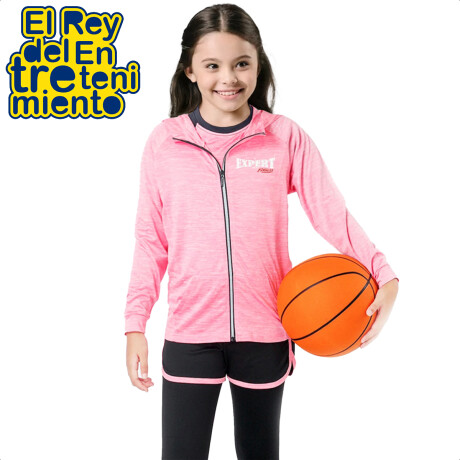 Conjunto Deportivo Niña X5 Remera Termica Calza Rosado