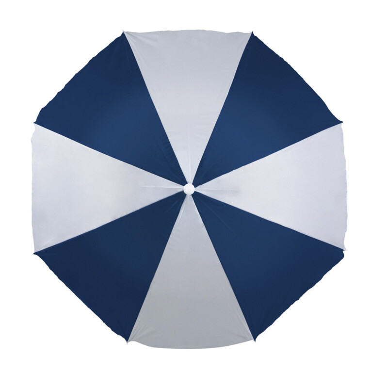 Sombrilla 1,80 mrs Polyester 50+UV AZUL/BLANCO