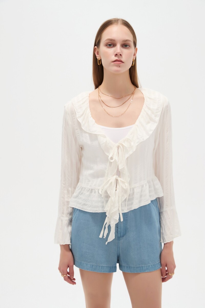 Blusa Virex - Marfil / Off White 