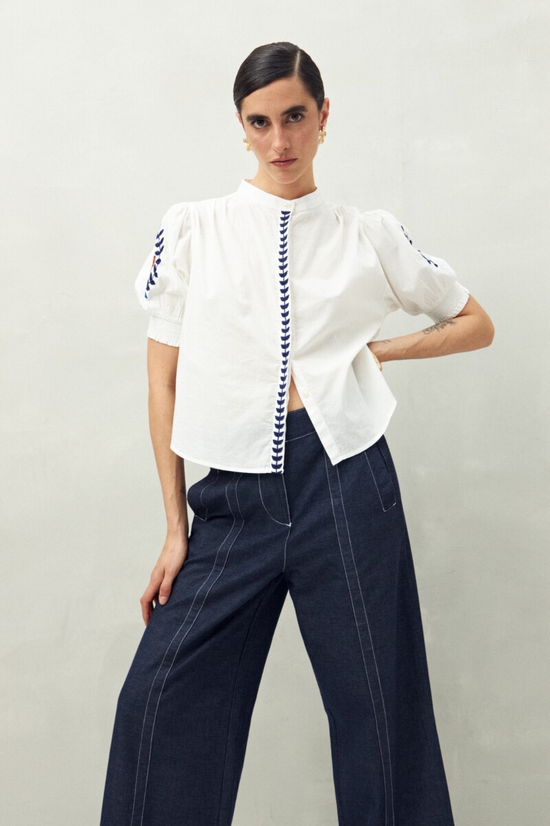 PANTALON ROMANE Indigo