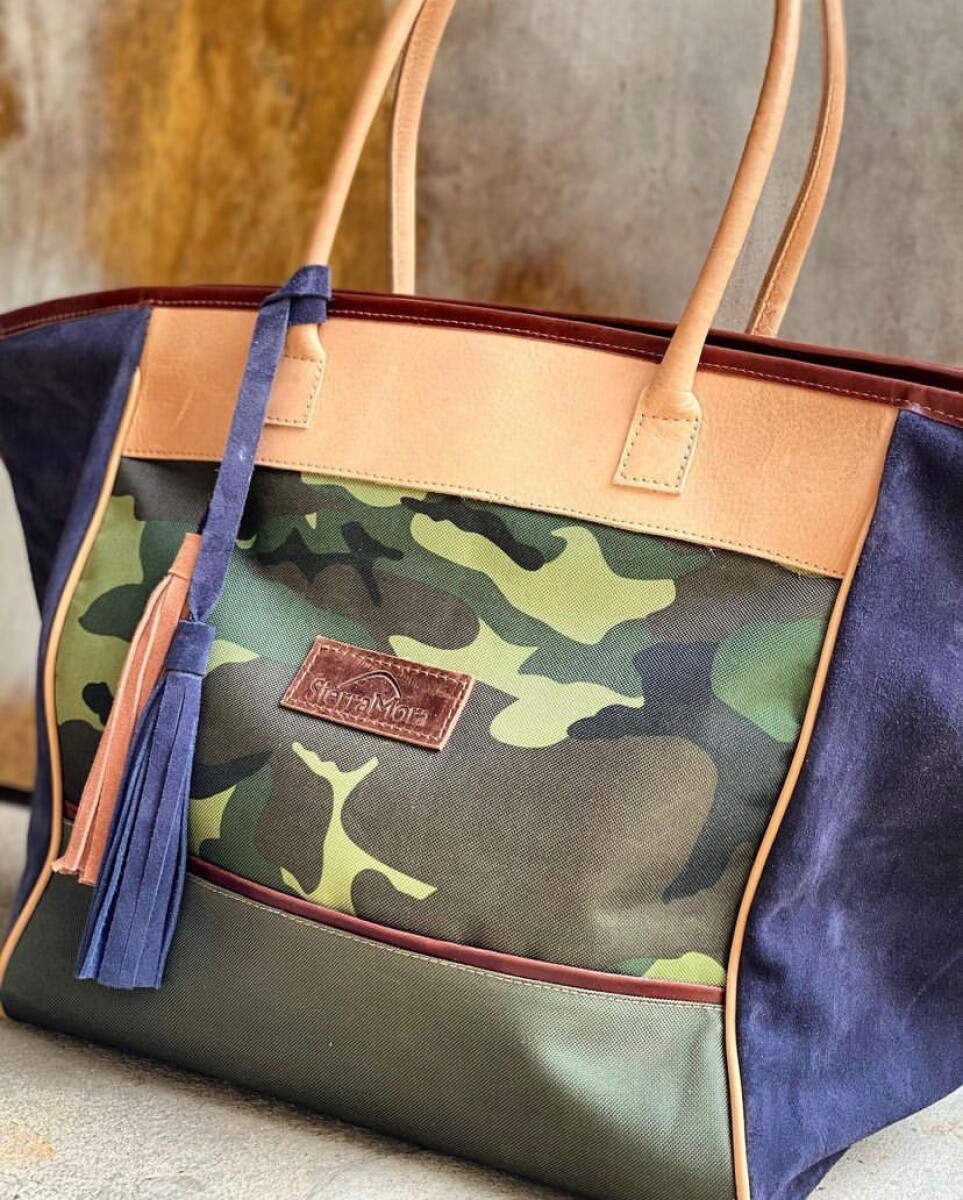 Colourful Weekender - Camuflado Con Azul 