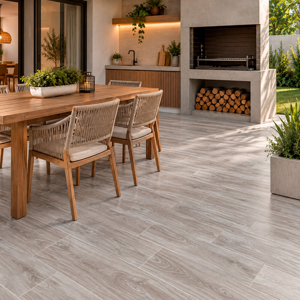 CERÁMICA MADERADA FOREST ICE "C" 15.40X60 CM Cerámica Maderada Forest Ice "c" 15.40x60 Cm