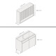MOBILIARIO MADERA BEIGE MATE 120 CM JUEGO COCINA MODULAR GAMAS DE BEIGE