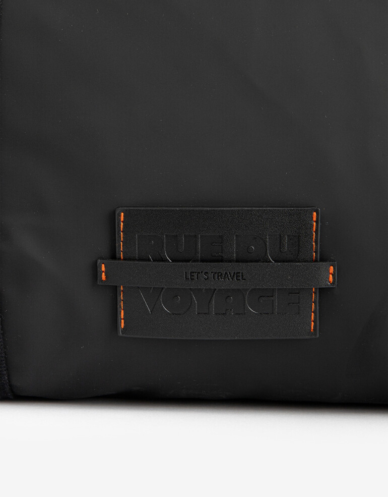 Shopper Engomado Cartera Shopper Rue Du Voyage - Negro