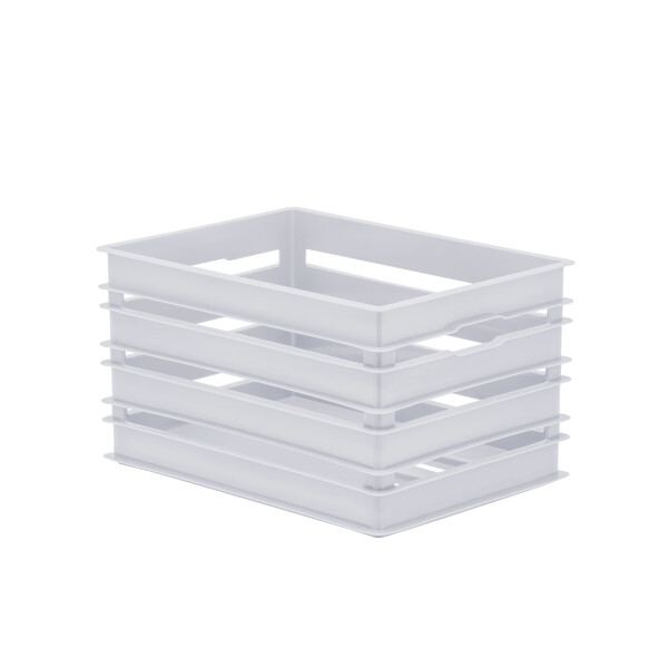 ORGANIZADOR CAJON ALTO 34 X 24 X 19 CMS BLANCO BLANCO
