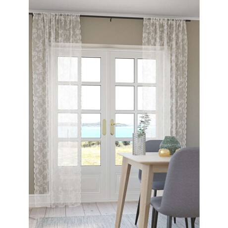Cortina SOMMEN 1x140x300 blanco Blanco