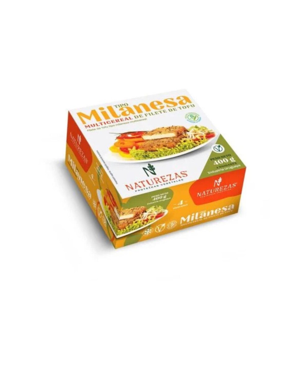 MILANESA MULTICEREAL DE TOFU CON SAL 400GRS 