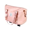 BOLSO ROSA VIEJA P/VIAJE C/RUEDITAS 39X20X34CM Unica