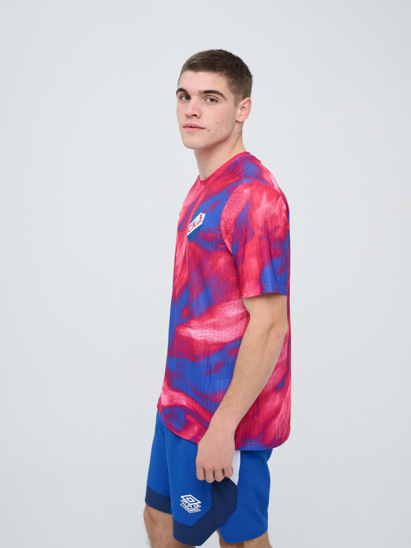 REMERA PRESS Nacional Hombre Rojo, Azul Marino, Blanco
