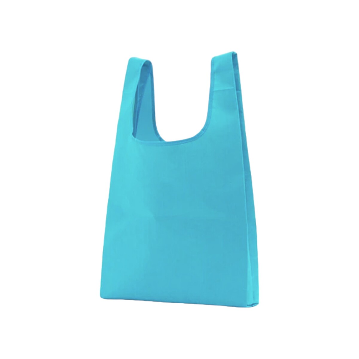 Bolsa reutilizable en estuche color liso - Turquesa 