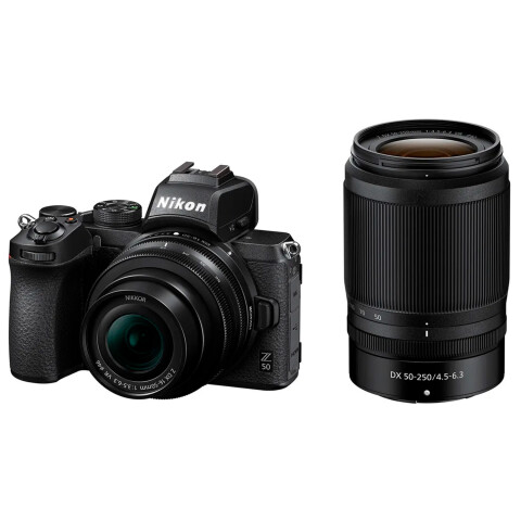 Camara Nikon Z50 Ii Mirrorless + 16-50mm + 50-250mm CAMARA NIKON Z50 II 16-50MM + 50-250MM