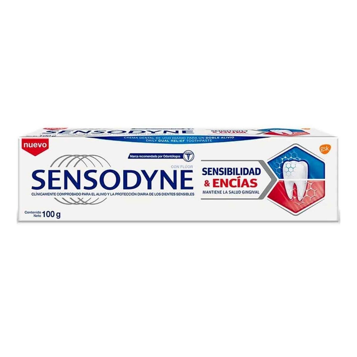 Crema Dental Sensodyne Sensibilidad & Encías 100 GR 