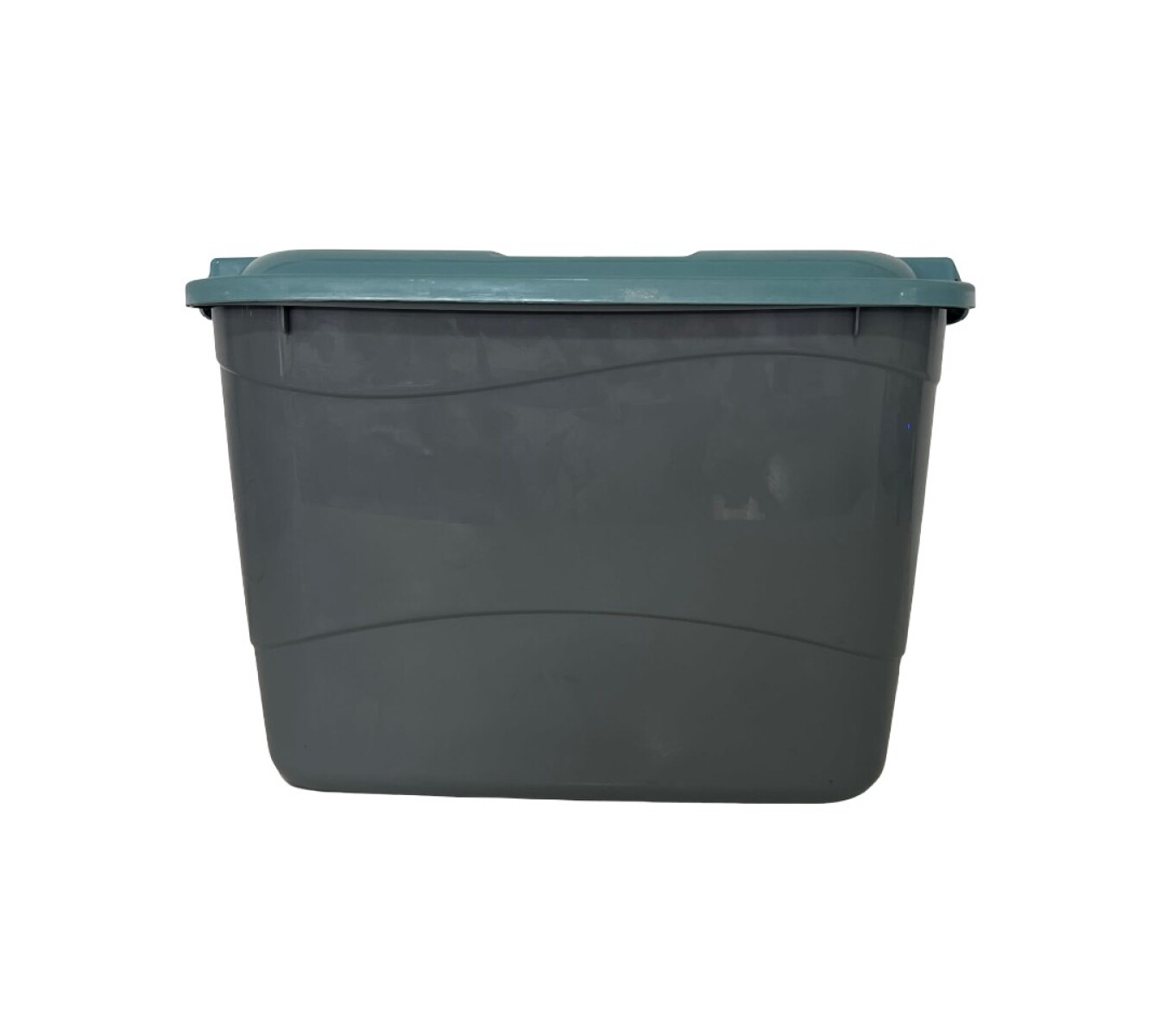 Caja Organizadora rectangular mediana de plástico con trabas - RAINHA 