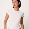 T-SHIRT M/C BUTIN DIXIE Blanco