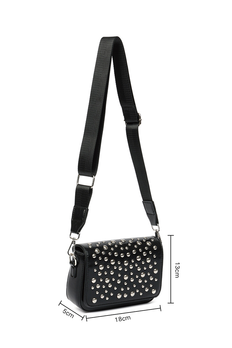 Bandolera Tela Negro