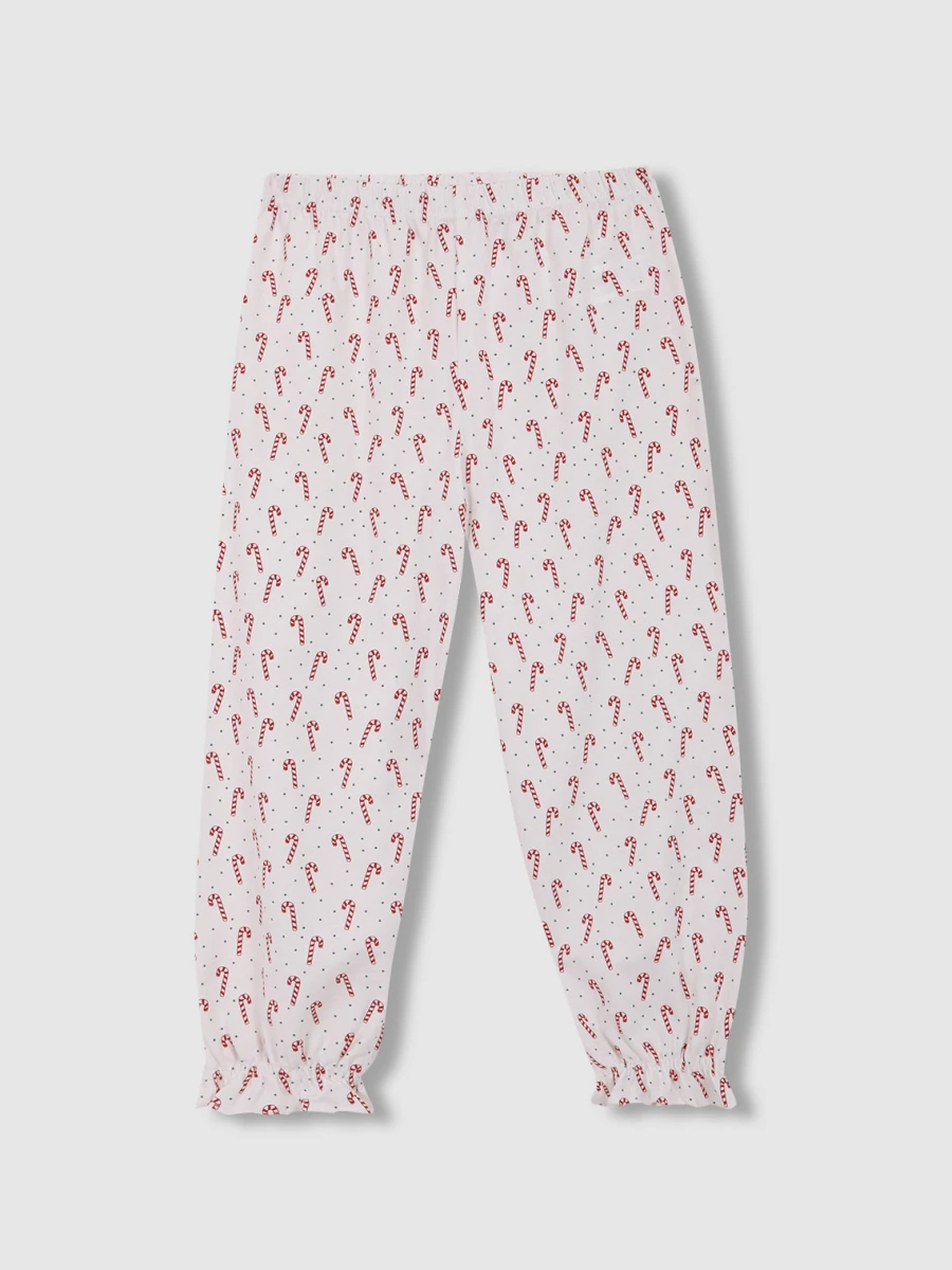 Pijama Estampado Elefantitos Blanco Roto