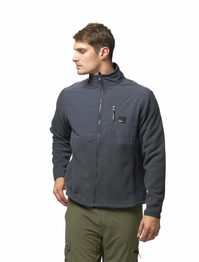 Campera Polar Comb. Forum Columbus Gris/Gris