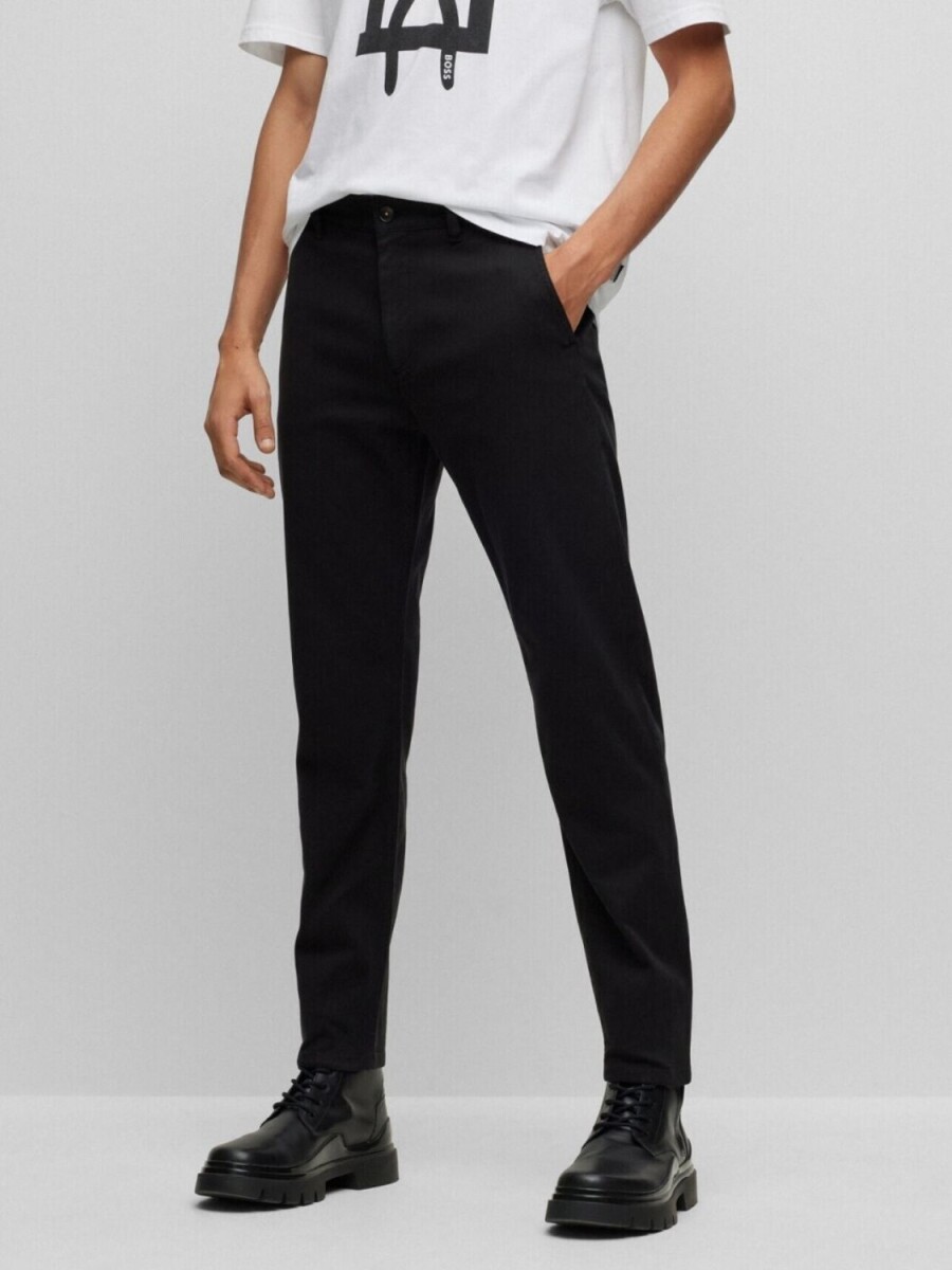 Hugo Boss -Pantalón casual de algodón, CHINO-TAPERED - 0 