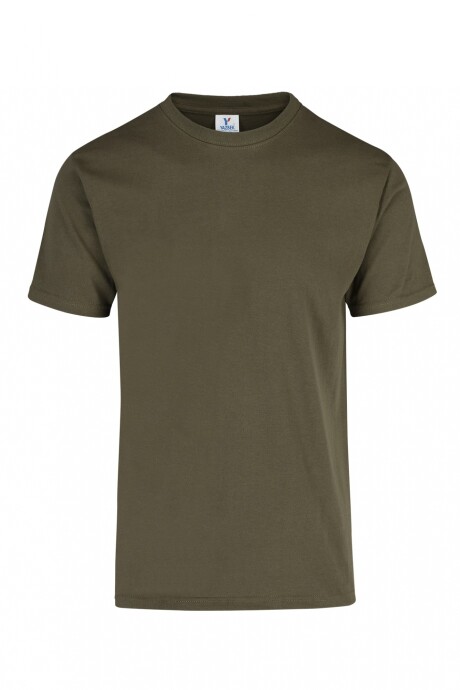 Camiseta a la base peso completo Verde olivo