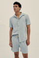 TONAL SHORT SLEEVE SHIRT Blue