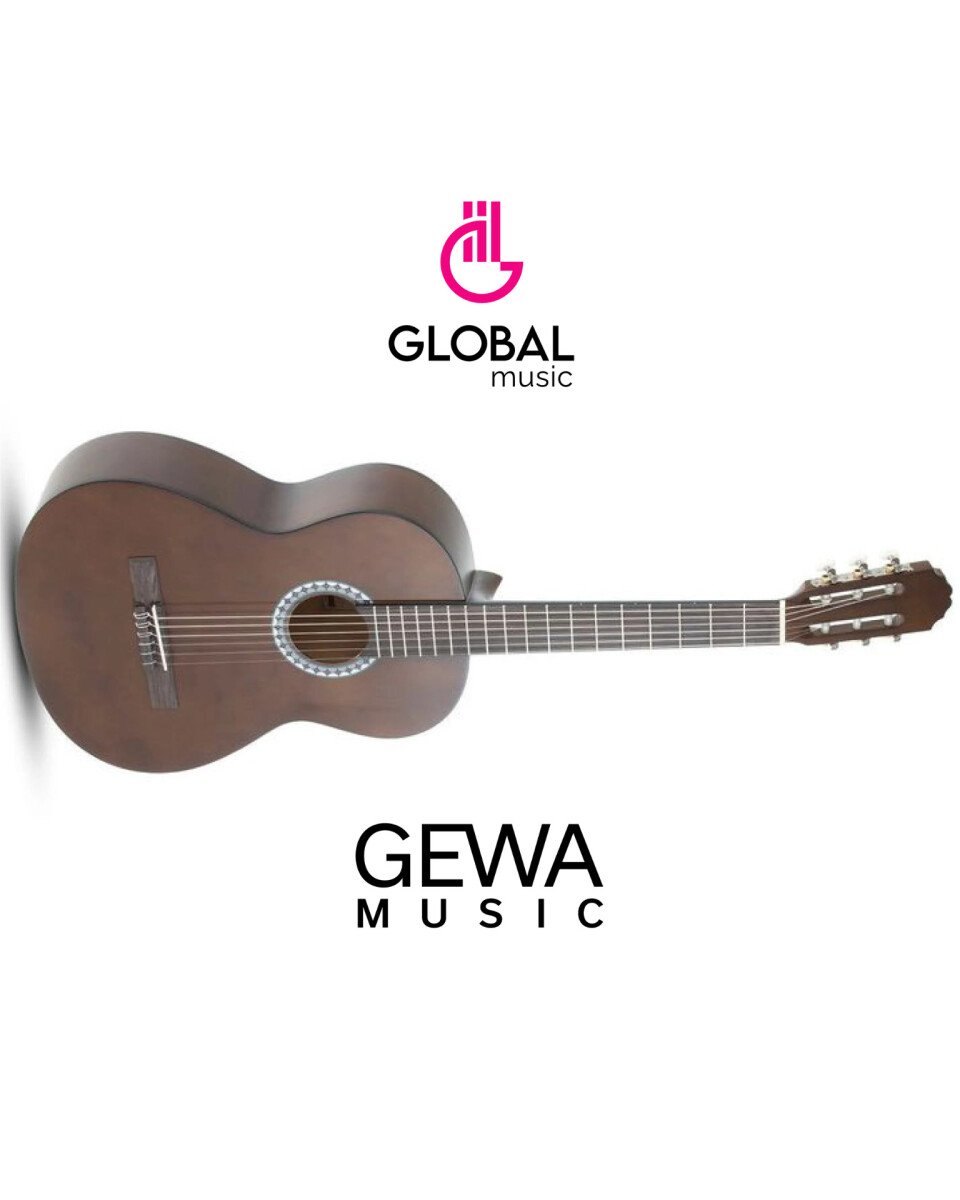 PURE GEWA Guitarra Clásica 4/4 color Marrón 