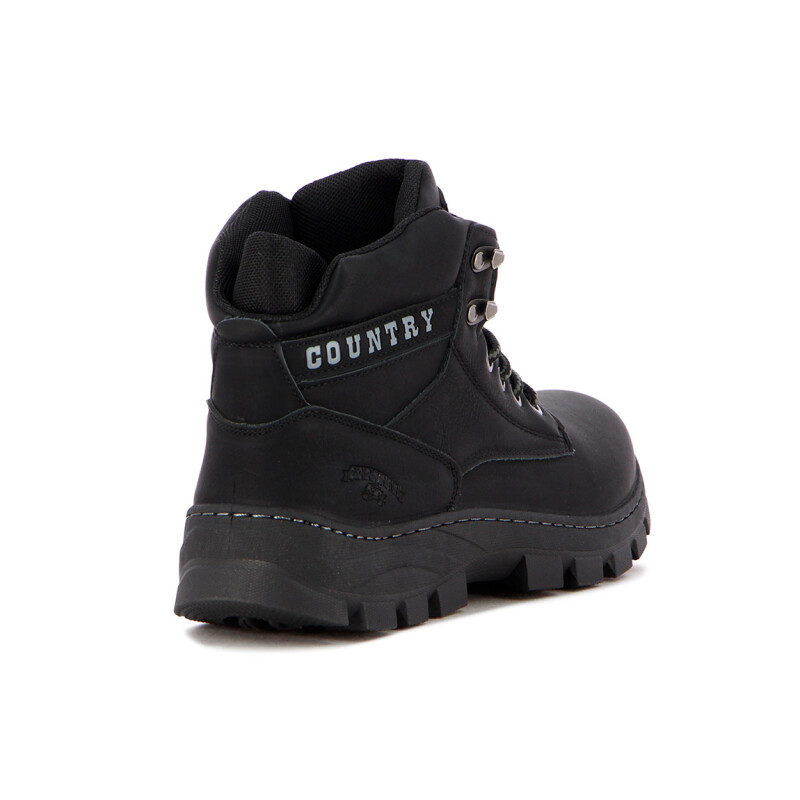 Country Bota Mount Acordonada Negro