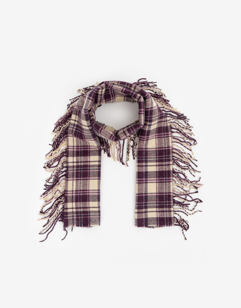 Bufandas Bufanda Escocesa - Rojo Burdeaux