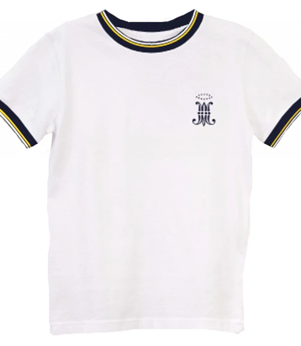 T-shirt manga corta Maristas Blanco