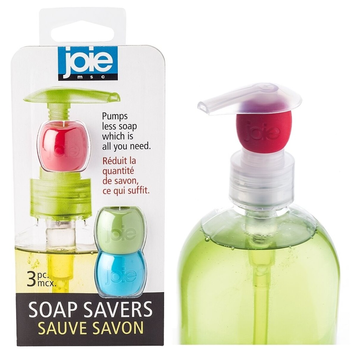 SET X3 AHORRADORES DE JABON JOIE 