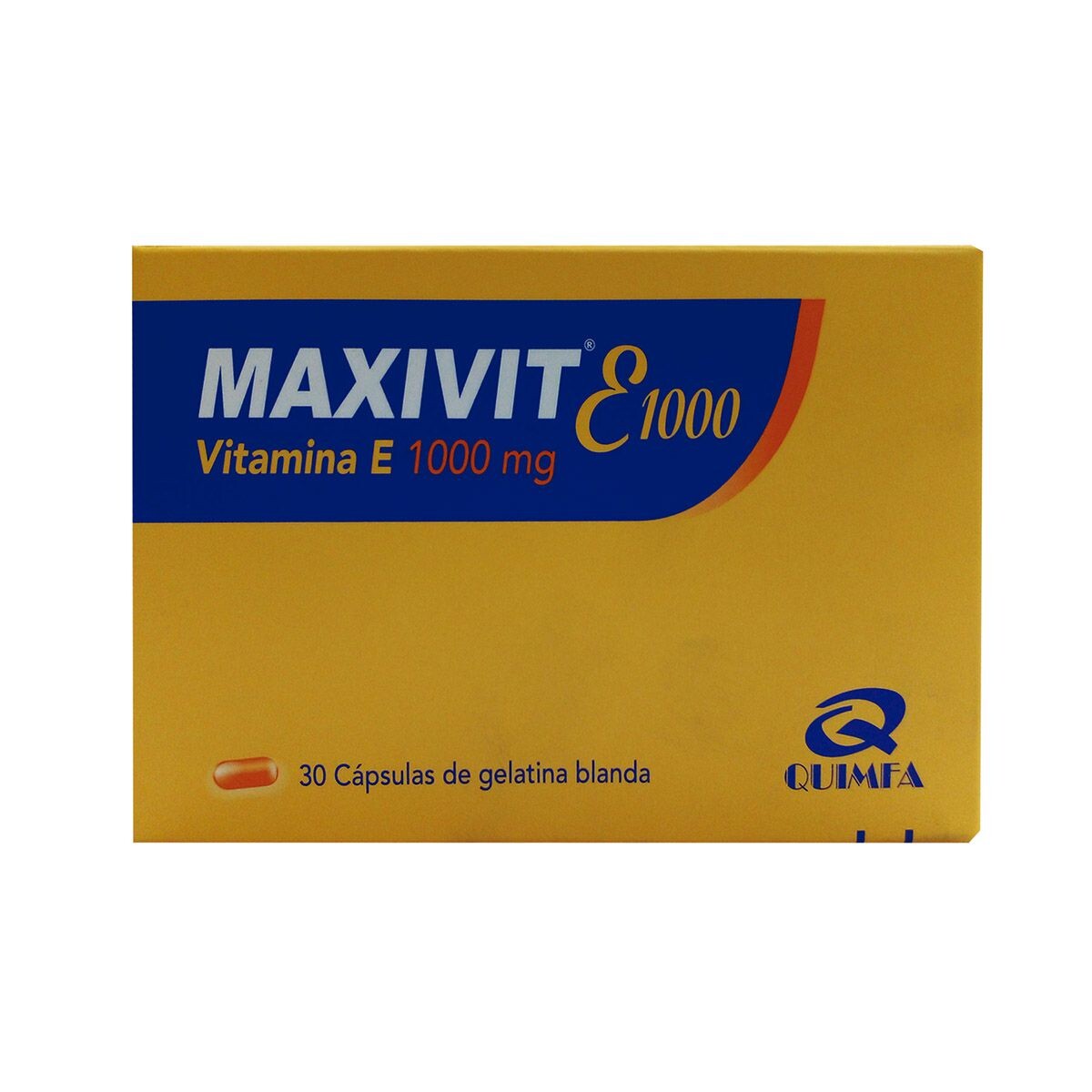 MAXIVIT E 1000 MG. CJ X 30 CAPS. BLANDAS 