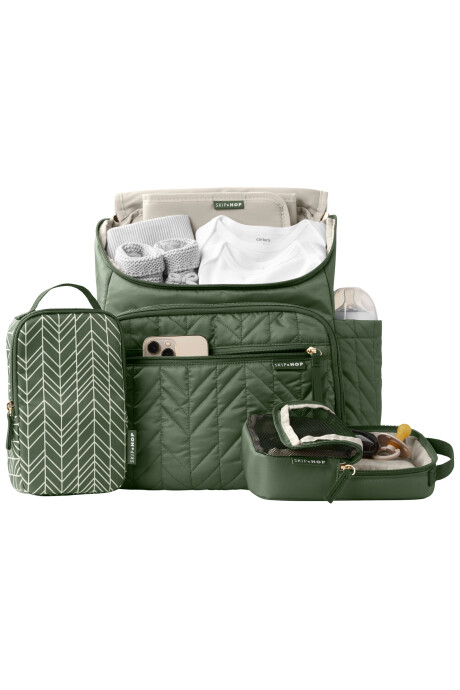 Mochila maternal Forma, verde Sin color