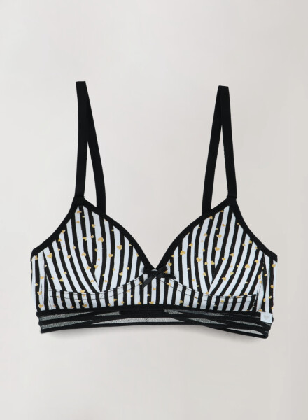 SOUTIEN ALGODON ESTAMPADO NEGRO