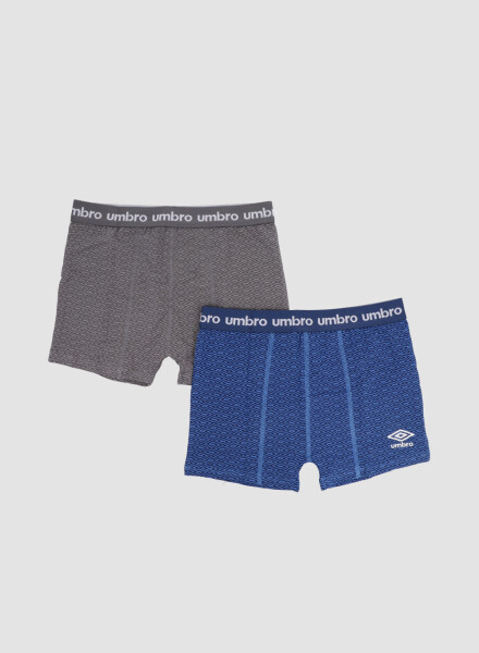 Boxer umbro pack x 2 alg/lyc Azul