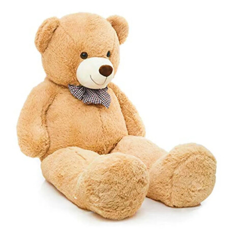Oso de Peluche Gigante 120cm Muñeco Almohada Suave Afelpada Beige